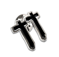 Crosses Enamel Pin